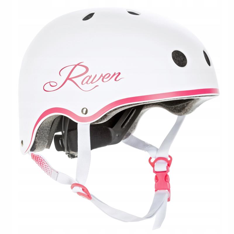 Raven Essto white/pink helma Raven