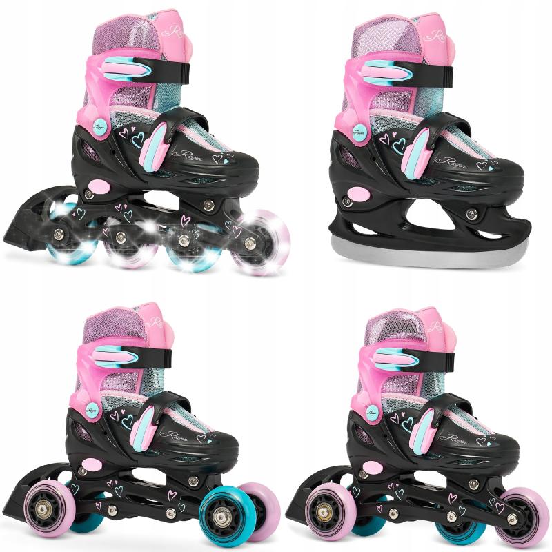 Raven Loret Glitter Black/Mint/Pink 4v1 Raven