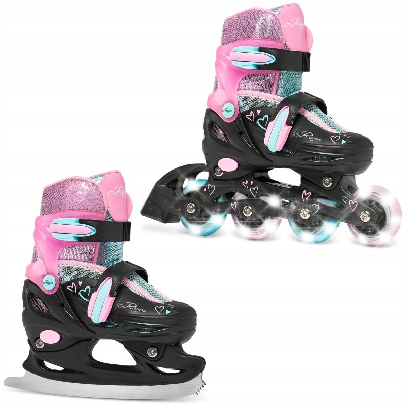 Raven Loret Glitter Black/Mint/Pink 2v1 Raven