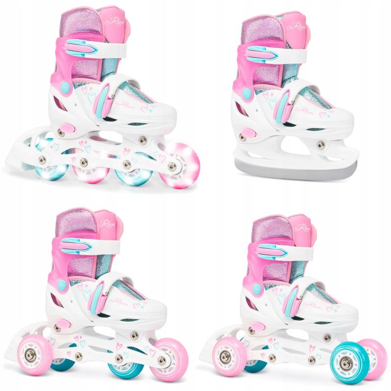 Raven Loret Glitter White/Mint/Pink 4v1 Raven