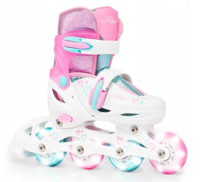 Raven Loret Glitter White/Mint/Pink Raven