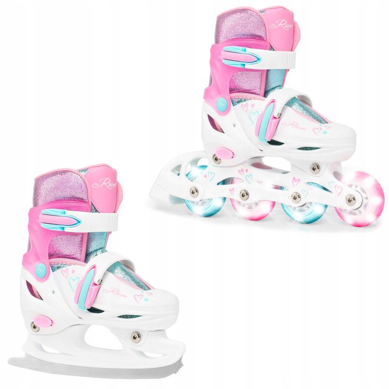 Raven Loret Glitter White/Mint/Pink 2v1 Raven