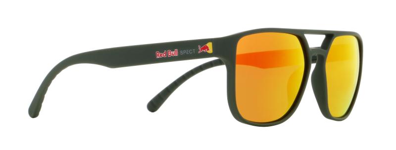 Red Bull Spect ELROY-003P olive green/ brown with red mirror Red bull spect
