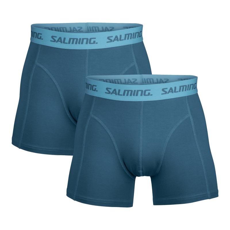 Salming 2-Pack Cotton Boxer Blue Salming