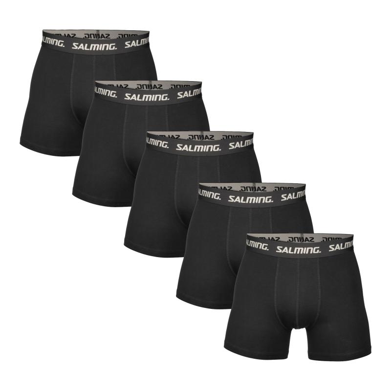 Salming 5-Pack Cotton Boxer Black Salming