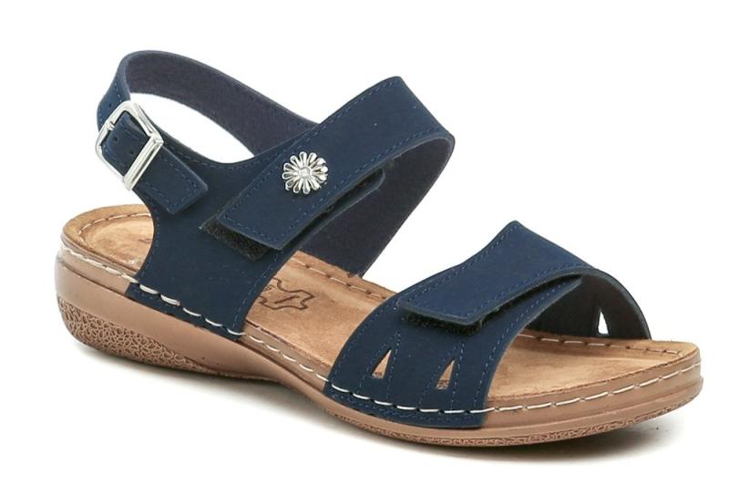 Scandi 250-2024-D1 navy dámské sandály Scandi