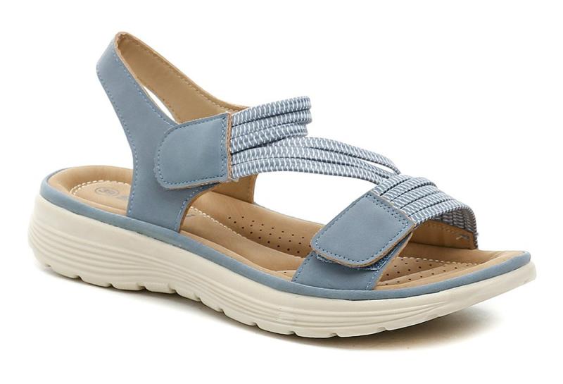 Scandi 251-2214-D1 modré dámské sandály Scandi