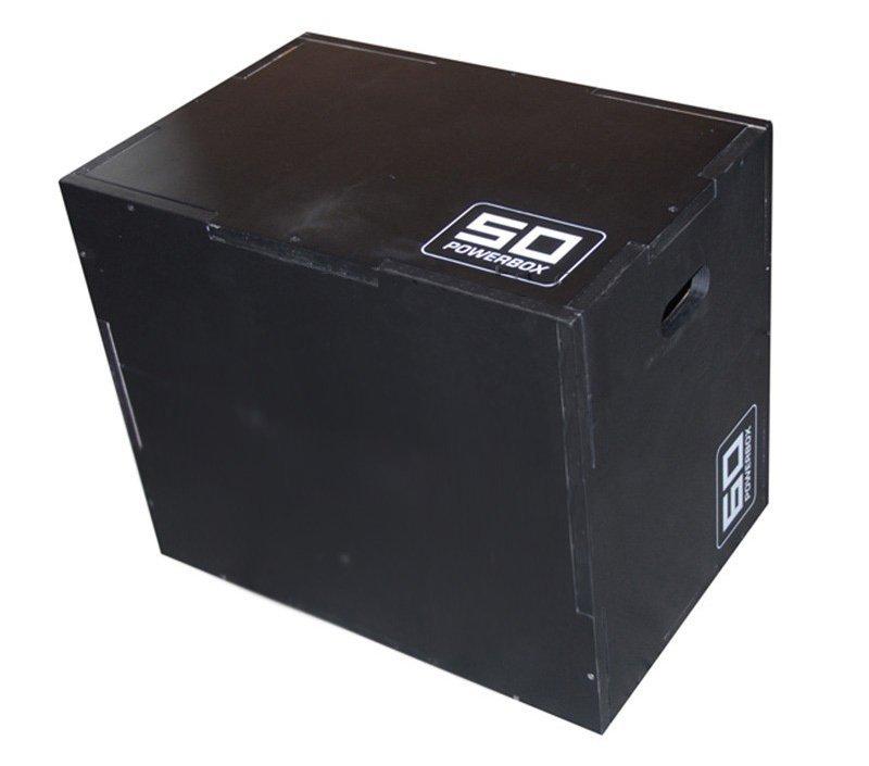 Sedco Plyometrická bedna dřevěná DARKWOOD 50/60/70 cm Sedco