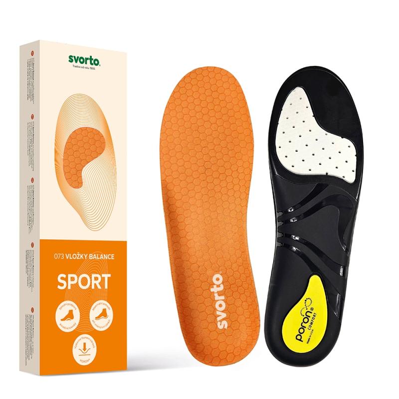 Svorto Sport Balance oranžové sportovní vložky Svorto