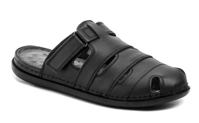 T. Sokolski T.Sokolski L25-417 černé pánské nazouváky T. Sokolski