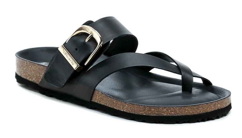 Tamaris 1-27509-46 černé dámské nazouváky Tamaris