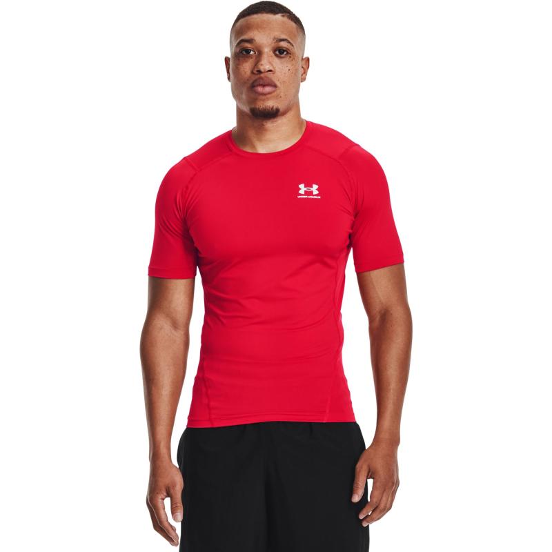 Under Armour UA HG Armour Comp SS-RED 25/26 kompresní triko Under Armour