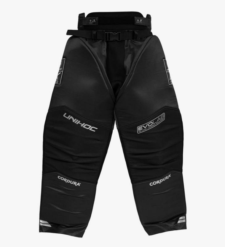 Unihoc Alpha Evolab 25/26 černo-stříbrné kalhoty Unihoc