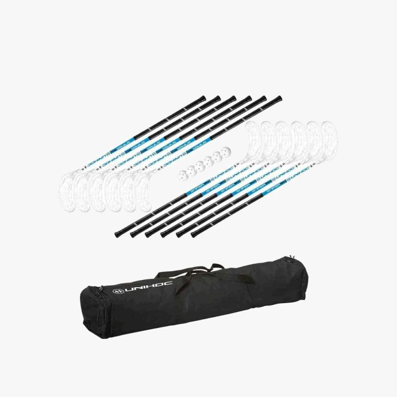 Unihoc sada holí Sniper 30 (12 holí + 6 míčků + taška) Unihoc