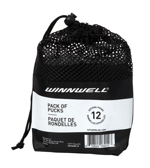 Winnwell Hokejový puk černý oficiální (12ks) Winnwell