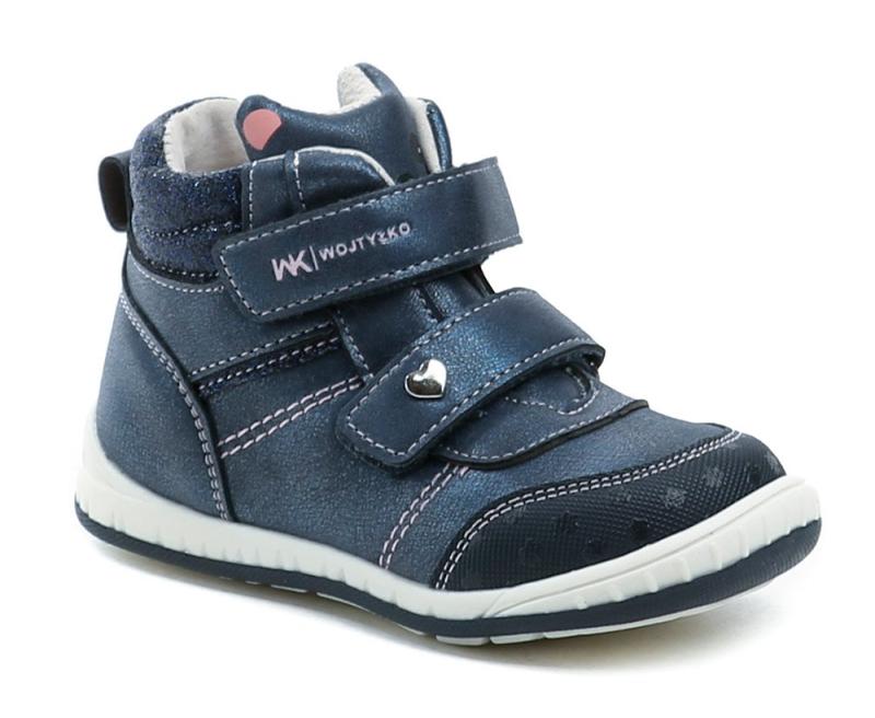 Wojtylko 1T26082 modré dívčí polobotky Wojtylko
